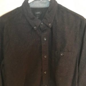 J Crew Charcoal Flannel Button Down